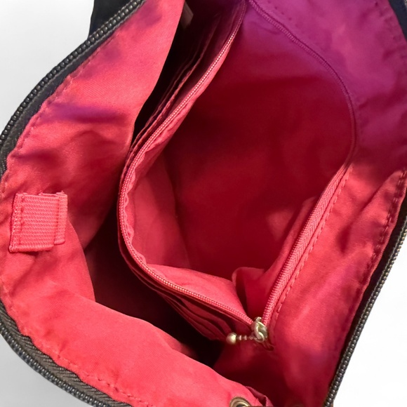 Baggalini Charcoal Gray Adjustable Crossbody Purse Lightweight Travel Organizer - Picture 7 of 8